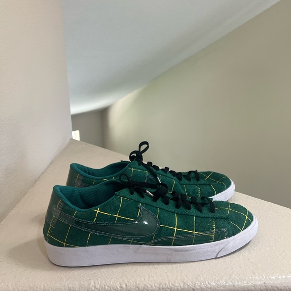 Nike Men’s Blazer Low-Green‎ Noise size 15 - Picture 1 of 8